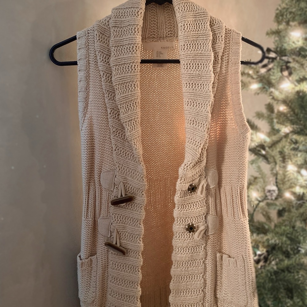 Fall Vest with Buttons